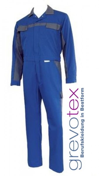 Herren Overall Arbeitskleidung Berusfkleidung Blaumann royal grau