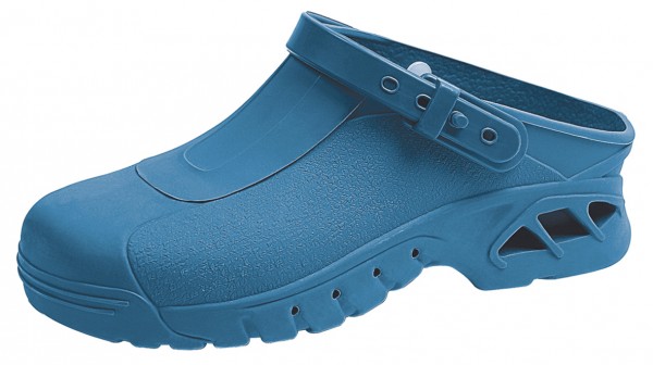 Abeba autoklavierbare Clogs weiß, blau, orange, grün