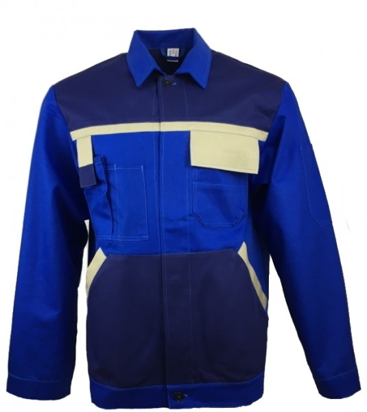 Herren Bundjacke Arbeitsjacke Berufsjacke blau 100% Baumwolle